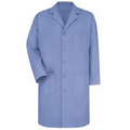 Light Blue Red Kap Men's 5-button Front Lab Coat (32-60/40L-54L)